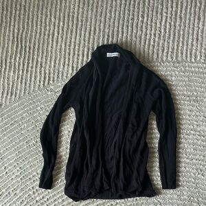 ZARA Black Open Front Cardigan